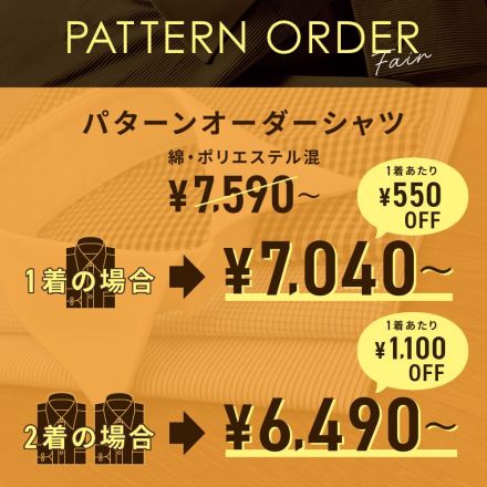 パターンオーダーフェア