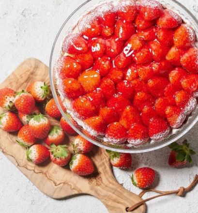 バレンタインデーにかにわしタルトのスイーツを！