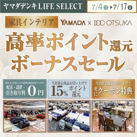高率ポイント還元ボーナスセール