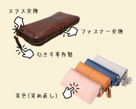 1階【カブラー】お財布の修理