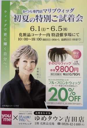 MALIBU WIG かつら 淡く 人毛