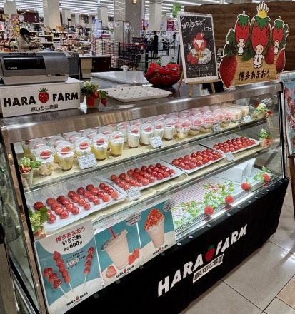 原いちご農園期間限定ポップアップストアのご案内♪