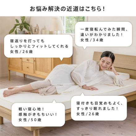 #腰のこりやすい方へ　話題のマットレス！