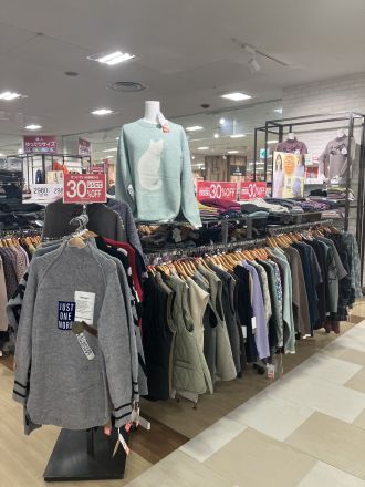 婦人服ミセス売場がお買い得