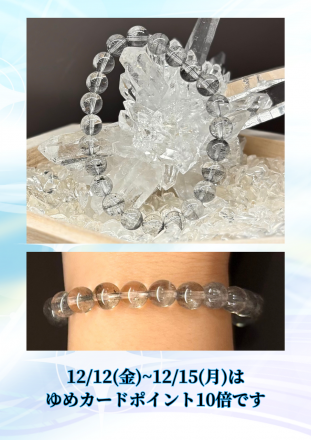 【2F 鶴の石】困難や壁を乗り越えるブラックファントムクォーツ