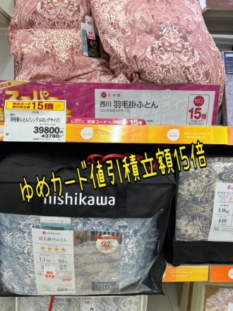 オススメ羽毛掛け布団ヽ(´▽｀)/