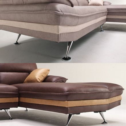 お部屋のレイアウトに合わせて左右のカウチを選べるソファ。