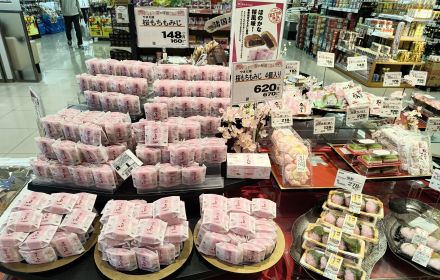 和菓子コーナ－です！