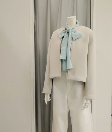 軽い着心地！ジャージー素材ジャケット◎