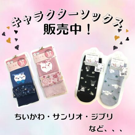 母の日のプレゼントにキャラクターソックスはいかがですか？