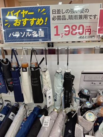 さすだけで日陰が生まれ、体感温度が下がって涼しい！_