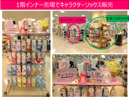イオン1階　インナー売場からご案内