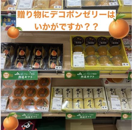 夏の贈り物にデコポンゼリー！！