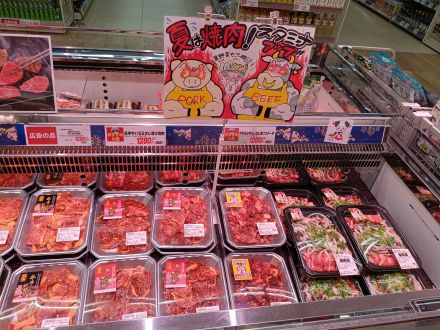 焼肉コーナー充実中！_