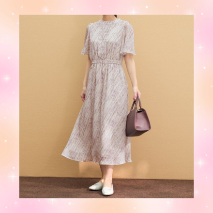【ONWARD CROSSET Select】☆ マシンウォッシャブルOK！プリントワンピのご紹介☆