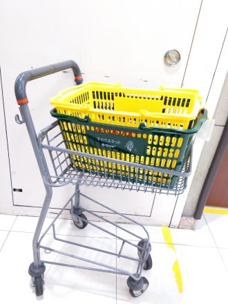 マイバスケットでレジらくらく♪