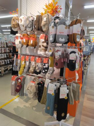 衣料品売り場からの新商品のお知らせ